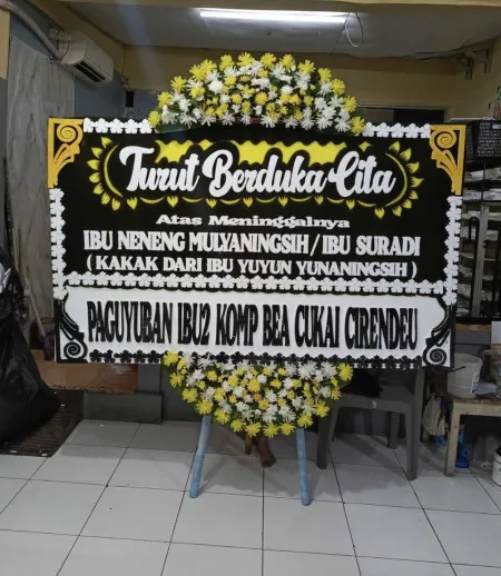 Papan Bunga Duka Tb Simatupang